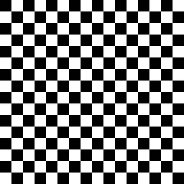 Vector checker chess square abstract background Vector checker chess square abstract background. Black and White Squares chess patterns stock illustrations