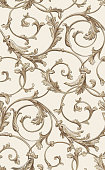 Vector classic seamless pattern background. Classical luxury old fashioned classic ornament, royal victorian seamless texture for wallpapers, textile, wrapping. Exquisite floral baroque template