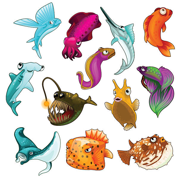 動物画像無料 50 深海 生物 イラスト