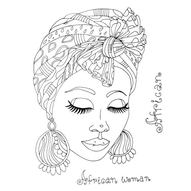 Femme Africaine Vectoriels Et Illustrations Libres De Droits