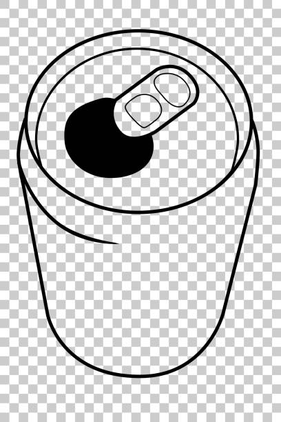 Best Blank Soda Can Drawing Illustrations, Royalty-Free Vector Graphics ...