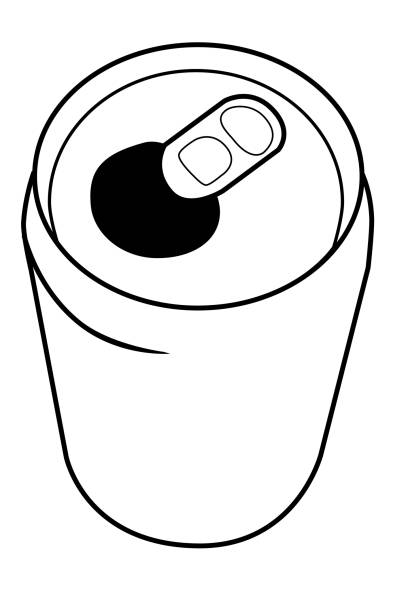 Drawing Of Blank Soda Can Illustrations, Royalty-Free Vector Graphics ...