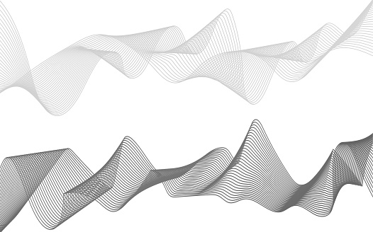 vector dynamic wave line,technology background