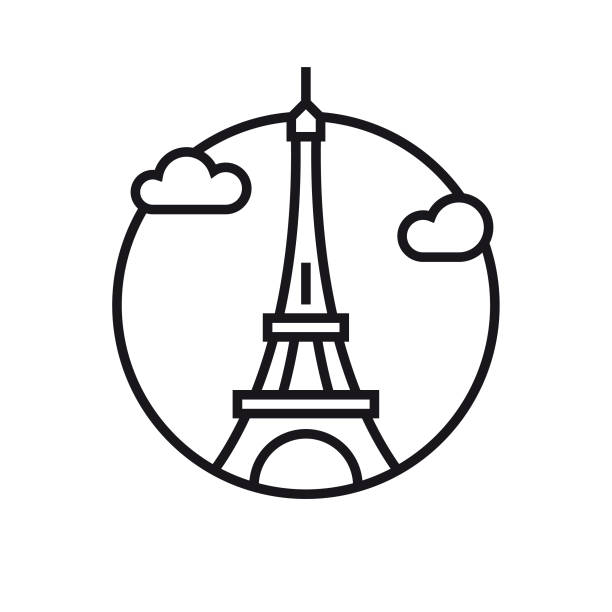Eiffel Tower Silhouette Vector Art Icons And Graphics For Free Download