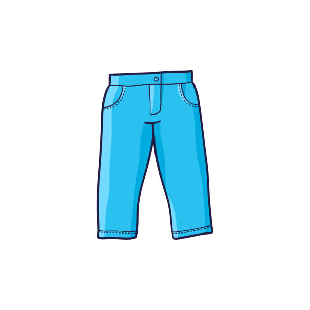 Royalty Free Crop Pants Clip Art, Vector Images & Illustrations - iStock