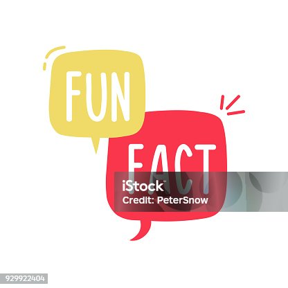 istock Vector fun and cheerful doodle speech bubble with the words Fun Fact. Vector concept illustration 929922404