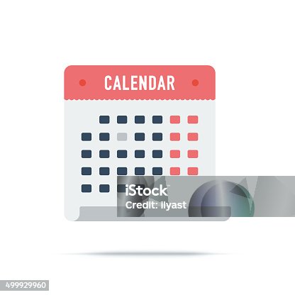 istock Vector Icon of Calendar 499929960
