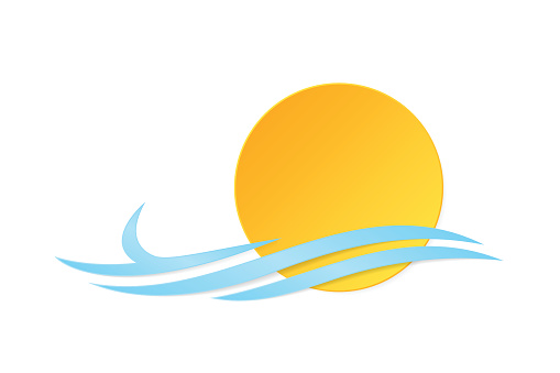 Vector Icon Sun Wave Stock Illustration - Download Image Now - iStock