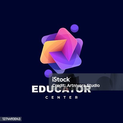 istock Vector Illustration Education Gradient Colorful Style. 1274493043