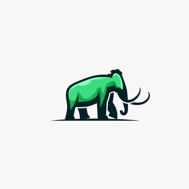 Vector Illustration Elephant Mascot Cartoon Style. Vector Illustration Elephant Mascot Cartoon Style. mastodon animal stock illustrations