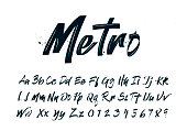 istock Vector Illustration Handdrawn Calligraphy Brush Script. Modern Handmade Style Typography 1311421286