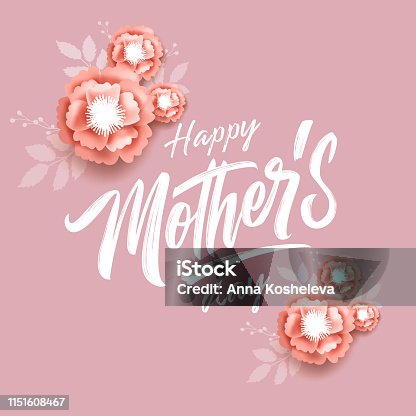 istock Vector illustration. Happy Mother's Day 1151608467