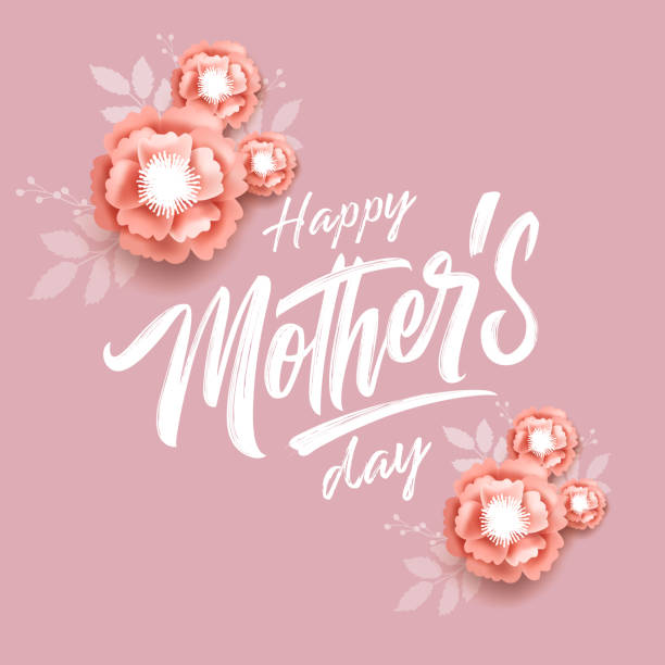bildbanksillustrationer, clip art samt tecknat material och ikoner med vektor illustration. lycklig mors dag - mothers day