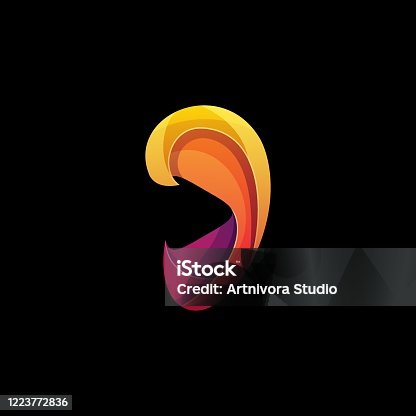 istock Vector Illustration Listeners Gradient Colorful Style 1223772836