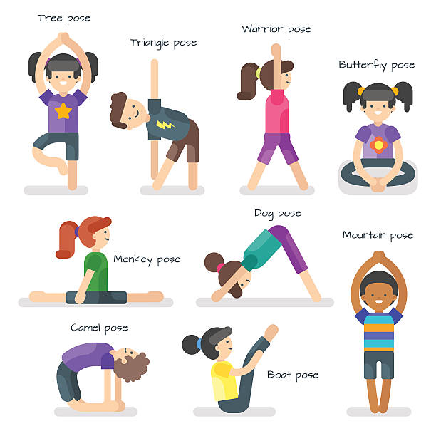 Royalty Free Teen Yoga Clip Art, Vector Images & Illustrations - iStock