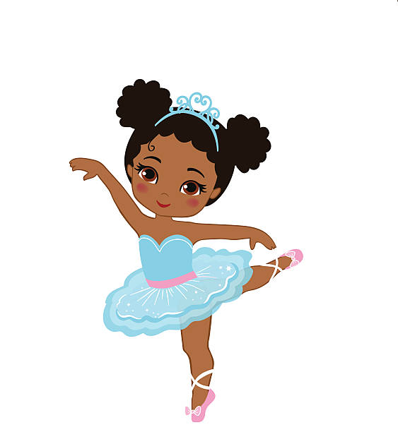 Vector illustration of cute little ballerina. Vector illustration of cute little ballerina. girls stock illustrations
