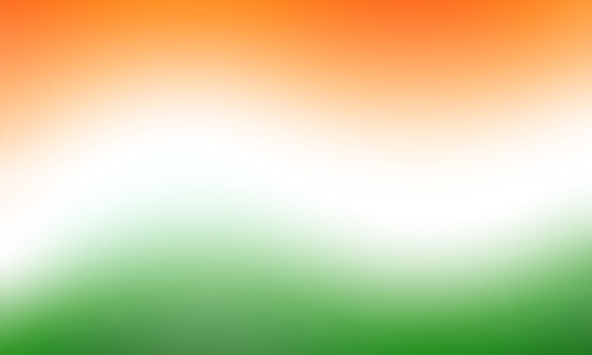 Vector illustration of indian tricolor flag background.