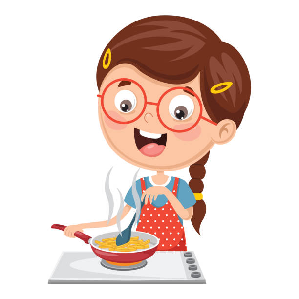 Mom Making Lunch Illustrations, Royalty-Free Vector Graphics & Clip Art ...