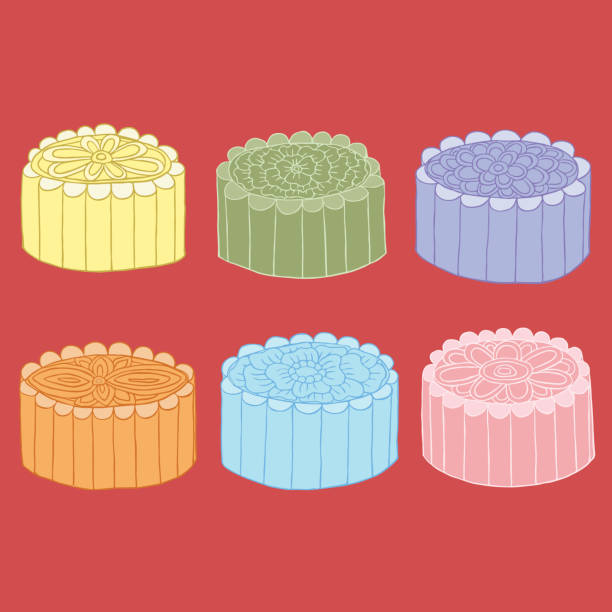 Mooncake Sketch Stock Photos, Pictures & Royalty-Free Images - iStock