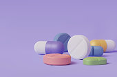 istock Vector Illustration of pharmacy drug health tablet pharmaceutical. 1354574408