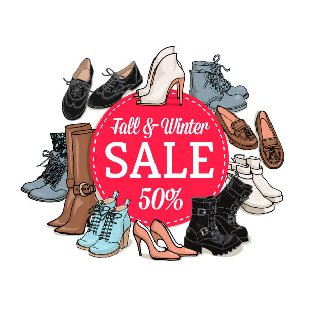 Best Shoe Collection Illustrations, Royalty-Free Vector Graphics & Clip ...