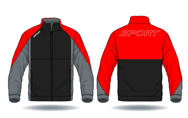 Vector illustration of sport jacket Vector illustration of sport jacket jacket stock illustrations