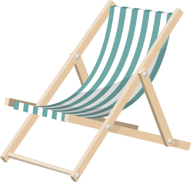 Beach Chairs Clip Art, Vector Images & Illustrations - iStock