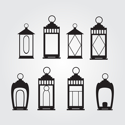 vector illustration of traditional lantern