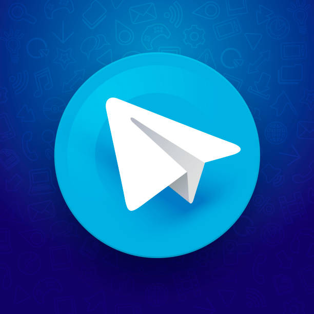 Vector Illustration Sign With Paper Plane Icon Vector Illustration Sign With Paper Plane Icon telegram stock illustrations