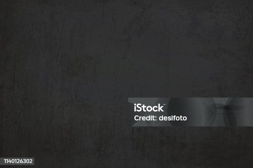 istock A vector illustration - Textured black colored grungy old background 1140126302
