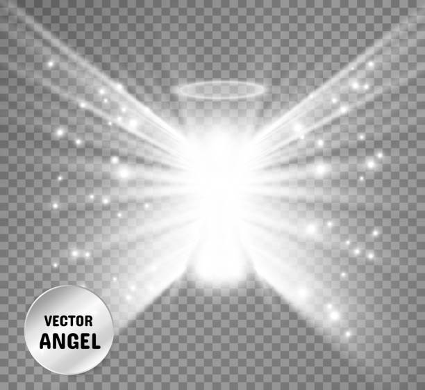 vector illustration Christmas angel. Vector illustration. Angel on a transparent background. angel stock illustrations