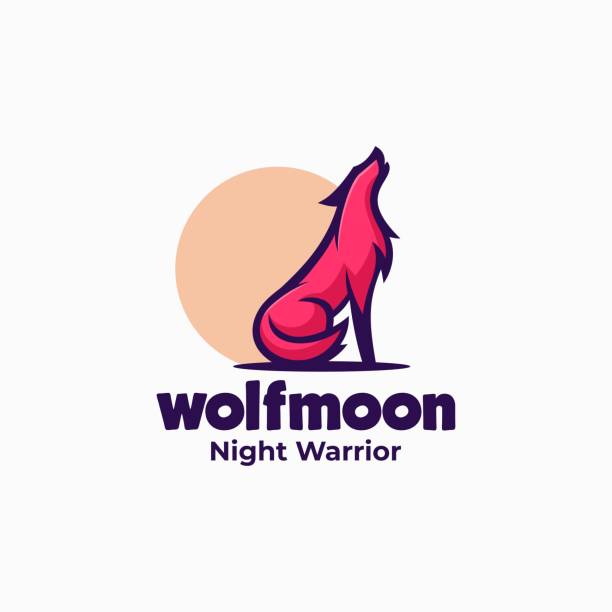 ilustrações, clipart, desenhos animados e ícones de ilustração vetorial wolf mascot estilo desenho animado. - wolf portrait
