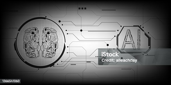 istock Vector illustrations of abstract big data computing technology. 1366541060