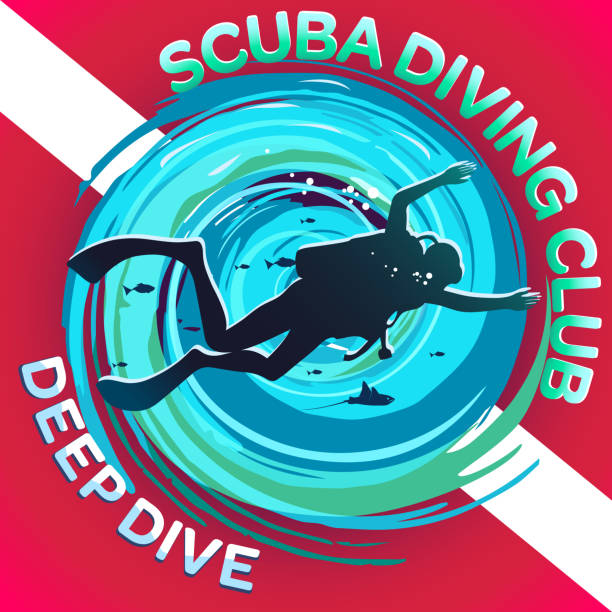 Royalty Free Scuba Diving Flag Clip Art, Vector Images & Illustrations ...