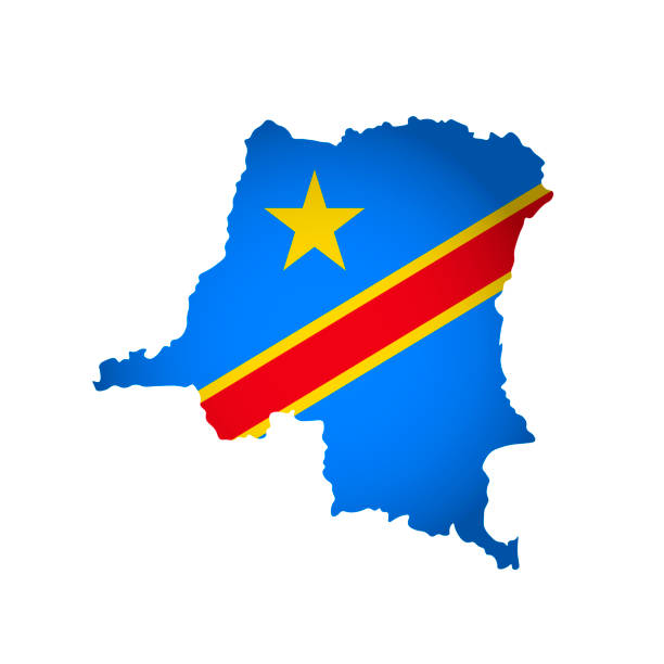 Drc Congo Map stock vectors - iStock