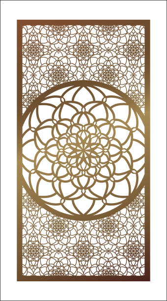 Best Wood Lattice Fence Illustrations, Royalty-Free Vector