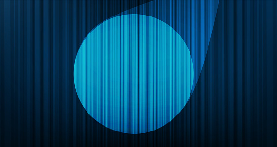 Vector Light Blue curtain background with Stage light,Hight Quality and modern style.