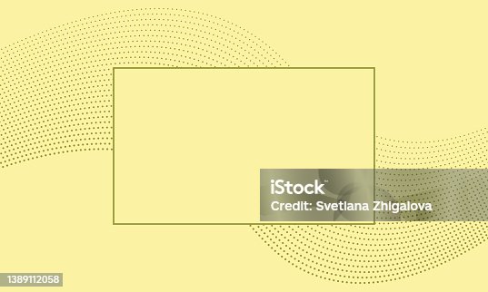 istock Vector minimalistic corporate business background with halftone dots, wavy lines. To use the sale of banners, wallpapers, brochures, landing pages, sales. Spring color solutions. 1389112058