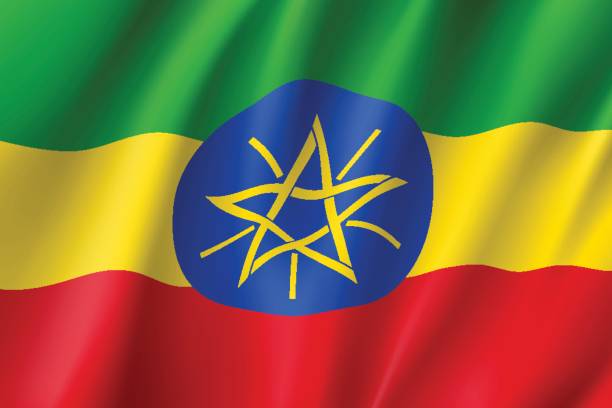エチオピア国旗 イラスト素材 Istock