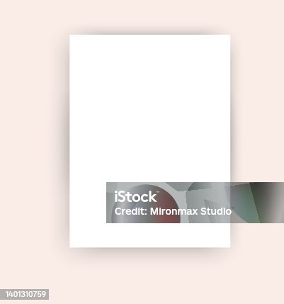 istock Vector Notebook isolated on white background. Blank realistic spiral notepad with crumpled paper sheets. 1401310759