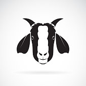 istock Vector of goat head design on white background. Wild Animals. Easy editable layered vector illustration. 997354054
