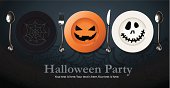 Vector of Poster, banner for Halloween Party Night.