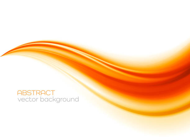 ベクトルオレンジ背景 - 自然美点のイラスト素材／クリップアート素材／マンガ素材／アイコン素材