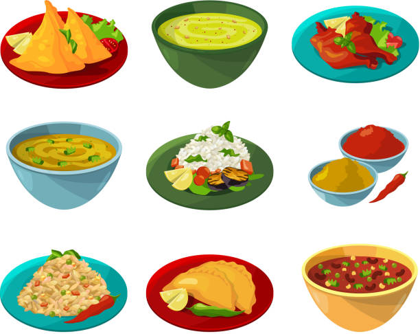 Best Indian Food Illustrations Royalty Free Vector Best Indian Food Illustrations Royalty Free Vector