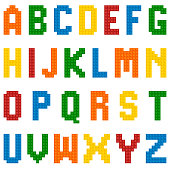 istock Vector plastic toy alphabet 999893478