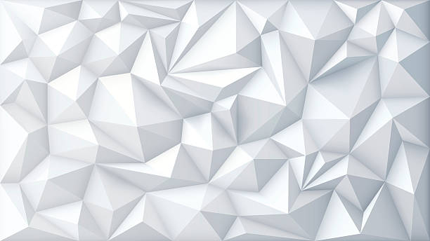 stockillustraties, clipart, cartoons en iconen met vector polygon abstract polygonal geometric triangle background - kristal