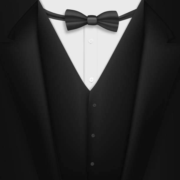 Black Suit Red Tie Background Illustrations, Royalty-Free Vector ...