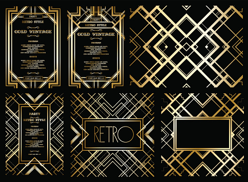 vector retro pattern for vintage party