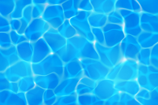 Vector rippled water surface