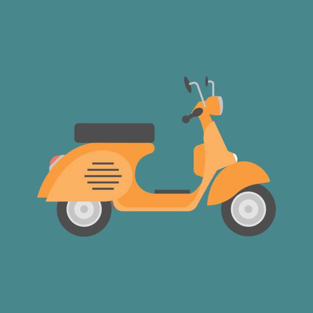illustrations, cliparts, dessins animés et icônes de scooter de vecteur - scooter